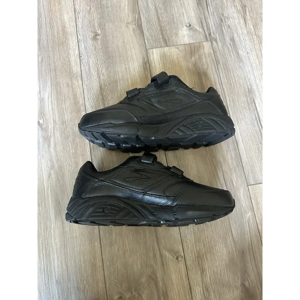 Brooks Addiction Walker V-Strap Black Sneaker size 13 4E Mens, Extra Wide